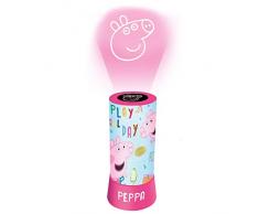 PEPPA PIG Lampara led proyector cilindrico Hogar Unisex Infantil, Multicolor (Multicolor)