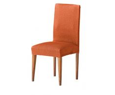 Martina Home Tunez - Funda para Silla, Tela, Funda silla respaldo, Naranja, 24 x 30 x 6 cm, 2 Unidades