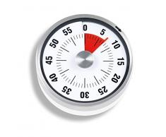 ADE TD1703 Temporizador de Cocina, Blanco, 8 cm