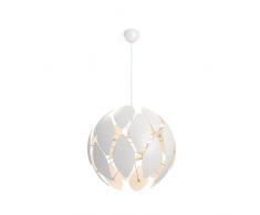 Philips Smart Volume Chiffon - Lámpara colgante blanca 60cms, crea efectos de iluminación decorativos en la habitación, material sintético