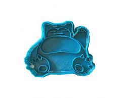 Cuticuter Snorlax PokÃ©mon Cortador de Galletas, Azul, 8x7x1.5 cm