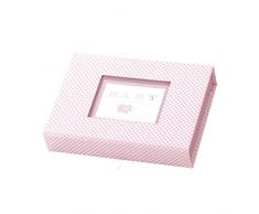 RÃ¶ssler 14571928001 Baby Girl - Caja para fotos (cierre magnÃ©tico, para fotos de 13 x 18 cm), color rosa