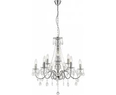 Globo 63129-9WILLIAM - Lámpara de techo (cromo/cristal), color cromado