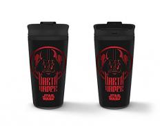 Star Wars MTM25362 - Taza de viaje (metal, 425 ml), diseño de Dark Vader