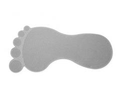 Alfombrilla de baño de Goma para pies Grandes, 35 x 76 cm, Color Gris