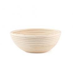 Cesta de levadura de pan redondo 20 x 9 cm