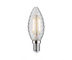 Paulmann 28706 lÃ¡mpara LED filamento Vela 2,6Â vatios Bombilla Clara 2700 K Blanco cÃ¡lido E14, 2.6 W