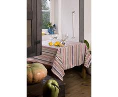 atenas home textile Moira Mantel Antimanchas, Algodón-Poliéster, Amarillo, 300 x 160 cm