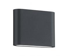 Trio Thames II Aplique de exterior LED Integriert, 3 W, Antracita, 3 x 11.5 x 9 cm