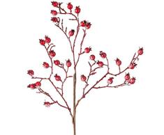 WeRChristmas Flor Artificial, Rojo, 57 cm