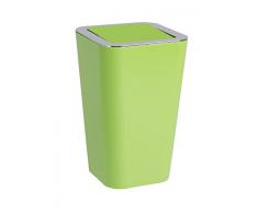 Wenko Papelera con Tapa oscilante Candy (PS/ABS Verde 18Â x 18Â x 28,5Â cm), 22468100.Â