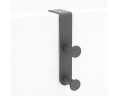 Gelco Design Nissi Perchero, Metal, Carbono, 7, 8 x 2, 5 x 13 cm