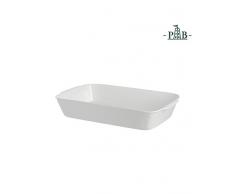 La Caja de Regalo de PorcelanaAnghiari Rectangular para el Horno, Blanco, 26Â x 15Â cm