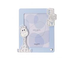 VALENTI & CO. - Marco de fotos celestial de madera con jirafa, de mesa o para colgar como decoraciÃ³n en habitaciÃ³n infantil, idea de regalo para reciÃ©n nacido y niÃ±o - 18 x 24 cm