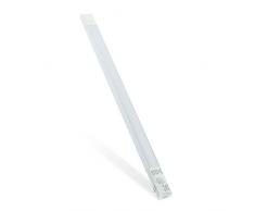 M Ledme - Regleta LED Lineal Sensa, 37,5cm luz armario, Con Sensor De Movimiento Integrado, Recargable 1W, 150 lúmenes, Color Luz Cálida (3000K), USB Recargable.