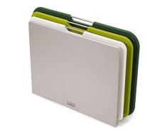 Joseph Joseph Grandes Nest Juego de 3 Tablas para Cortar con Soporte de Almacenamiento (tamaÃ±o Verde