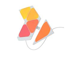 Nanoleaf Shapes Mini Triangle Starter Kit, 5 Mini Triángulos Luminosos LED RGBW - Apliques de Pared Interior Modulares, Luces Led Inteligentes 16M Colores WiFi, Compatible Alexa, Decoración y Gaming