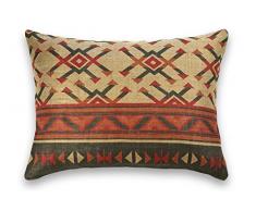 Guapore Arpillera Kilim Cojín decoración, Yute 100% Fibra Natural, Multicolor, 50X70
