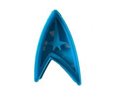 Cuticuter Star Trek Cortador de Galletas, Azul, 8x7x1.5 cm