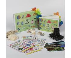 Happymots Ãlbum de Fotos para Viaje | Viajar es Vivir | Viene con Caja Protectora | Ãlbum fotos para pegar y escribir | Set de Pegatinas Decorativas incluido | Ãlbum fotos 15x20