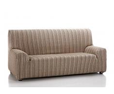 Martina Home Mejico - Funda de sofá elástica, Marrón, 3 Plazas, 180 a 240 cm de ancho