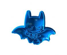 Cuticuter Batman Chibi Superheroes Cortador de Galletas, Azul, 8x7x1.5 cm