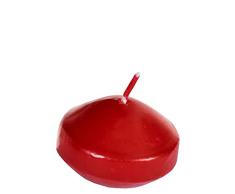 Spaas - Velas flotantes sin Perfume (12 x 10 cm, en Caja, Cera de parafina, 46 x 29 mm), Color Rojo
