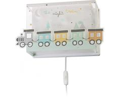 Dalber Lámpara infantil Aplique Pared The Night Train, 60 W, Multicolor