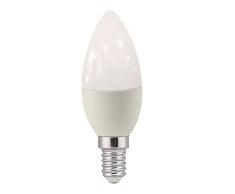 RLED CristalRecord - Bombilla LED Vela, 6W, Casquillo E14, Luz neutra 4200° K, 470 lm, No Regulable, MÃnimo consumo