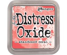 Ranger abandonado Coral Distress Almohadilla de Tinta de óxido, Material sintético, Color Rosa, 7,5 x 7,5 x 1,9 cm