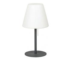raba Lux 8658 a + + to E, Exterior Lámpara de mesa Lida, metal, E27, Blanco/Antracita, 28 x 28 x 52 cm