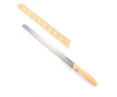 Tescoma DelÃ­cia Cuchillo para Tarta, Acero Inoxidable, Crema, 50.5x13.1x3 cm