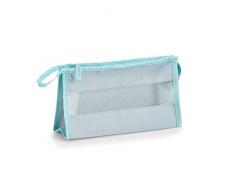 Zeller Maquillaje de Bolsa, poliÃ©ster, Gris