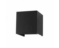 V-TAC VT-759 Aplique de pared para exterior Negro E27 LED 6 W A++ - IluminaciÃ³n al aire libre (Aplique de pared para exterior, Negro, Aluminio, IP65, Entrada, Cochera, JardÃ­n, Patio, Negro)