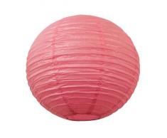 Matissa 12(30CM) Lámparas de techo esféricas de papel (pack de 6) (Rosa)