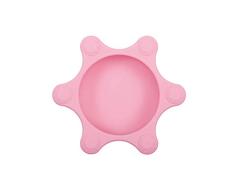 Naforye Plato para bebé de silicona suave, irrompible, apto para microondas – Rosa – 200 g, 18012