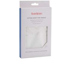 BabyBjörn Sábana Ajustable para Minicuna, Blanco