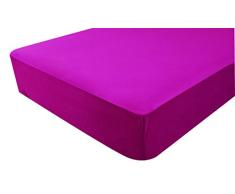 PMP Sábana ajustable Jersey Frambuesa 60X120 cm