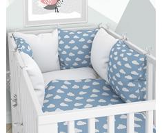 Ropa de cama para cuna y coj/ín fundas para la cuna 70 x 140 cm Seis cojines de terciopelo