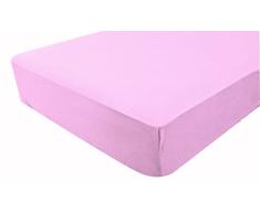 PMP Sábana ajustable Rosa microfibra 60X120 cm