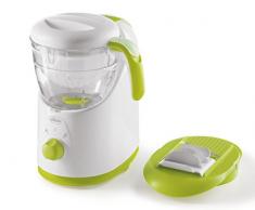 Chicco Easy Meal - Robot de cocina que ralla, cocina al vapor, tritura, descongela y calienta