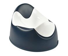 Béaba Orinal de Aprendizaje Bebé, WC Ergonómico para Niños, Antideslizante, Higiénico, Fácil de limpiar, Asas de agarre en la taza, Fabricado en Francia, Night Blue