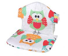 Geuther 4743 131 - Cojín para silla de bebé Swing, diseño búho, multicolor
