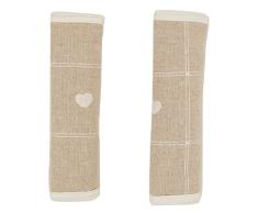 Protector de arneses reversibles para sillas de paseo, grupo 0 o maxicosi y silla de coche. Corazones