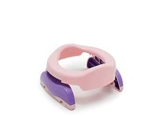Orinal portatil infantil orinal plegable compacto y adaptable (Rosa)