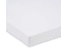 FabiMax 4272 Bio Jersey - Sábana bajera para parque infantil, 6 esquinas, color blanco
