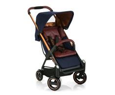 ICOO Acrobat Silla de Paseo Compacta, Carrito Bebe desde el Nacimiento hasta 18 kg, Reclinable, Ligero, Manillar Regulable, Reflectores, Cobre/Azul