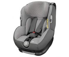 Bébé Confort Opal Silla de coche bebé, a contramarcha o sentido de la marcha, ajustable y reclinable, instalación con cinturón de seguridad, 0 meses - 4 años, 0-18kg, gris (Concrete Grey)