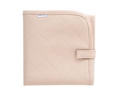 Cambrass – Cambiador bebé portátil plastificado – cambiador de viaje plegable e impermeable – Cómodo e ideal para cambiar a tu bebé en cualquier lugar – plastificado e hidrófugo-Sweet Beige 40x60 cm