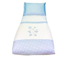 Andy & Helen 3/5012EA D50 Cielo Juego 3 Piezas Edredón Cama Bordado + Protector H45 + Funda